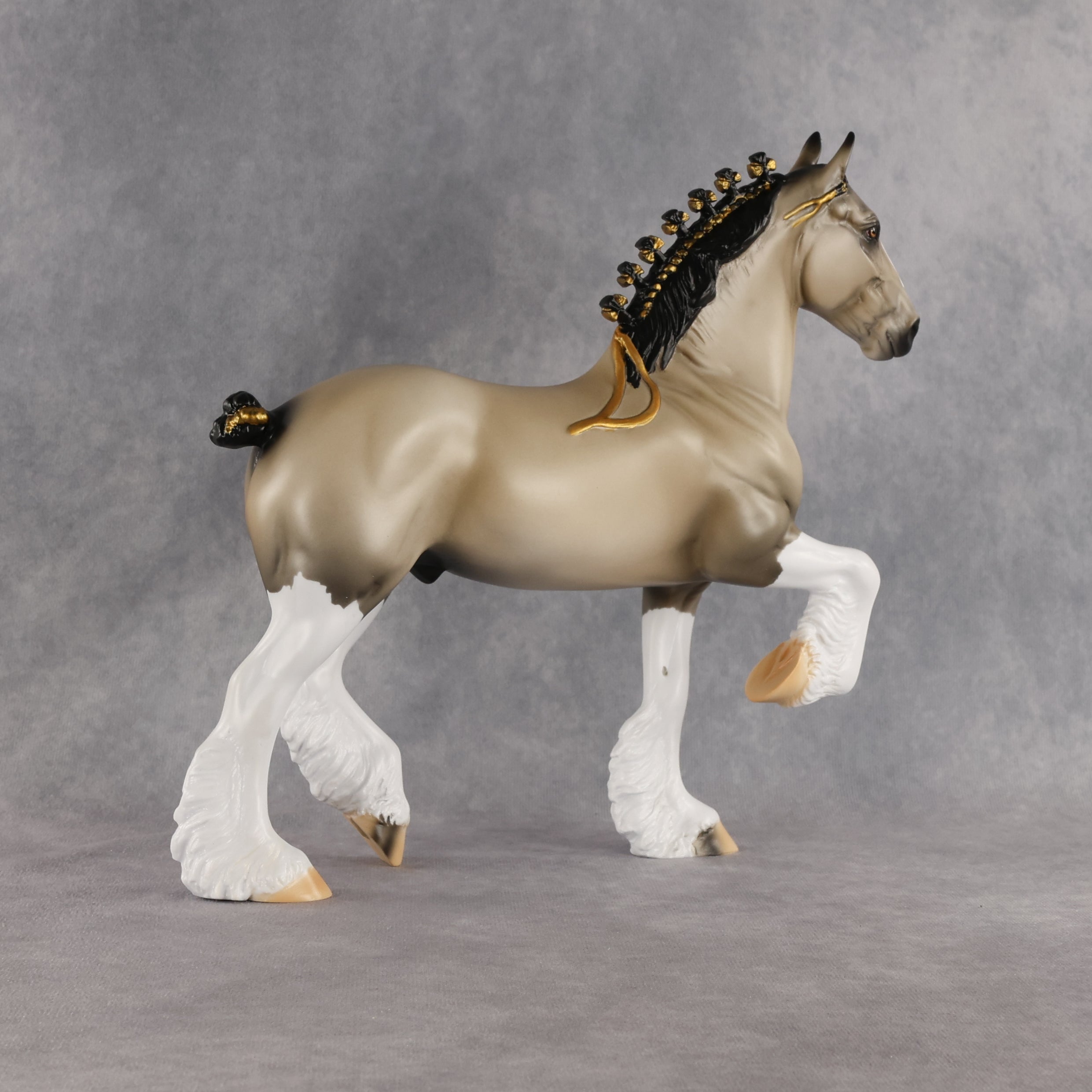 Ashen Willow OOAK Trotting Drafter by Alex Fortman EQ26