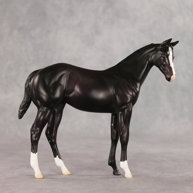 Aubergine OOAK Stock Horse Weanling by Jess Hamill VV26