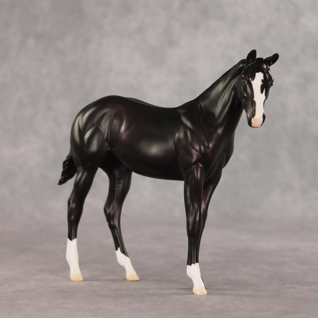 Aubergine OOAK Stock Horse Weanling by Jess Hamill VV26