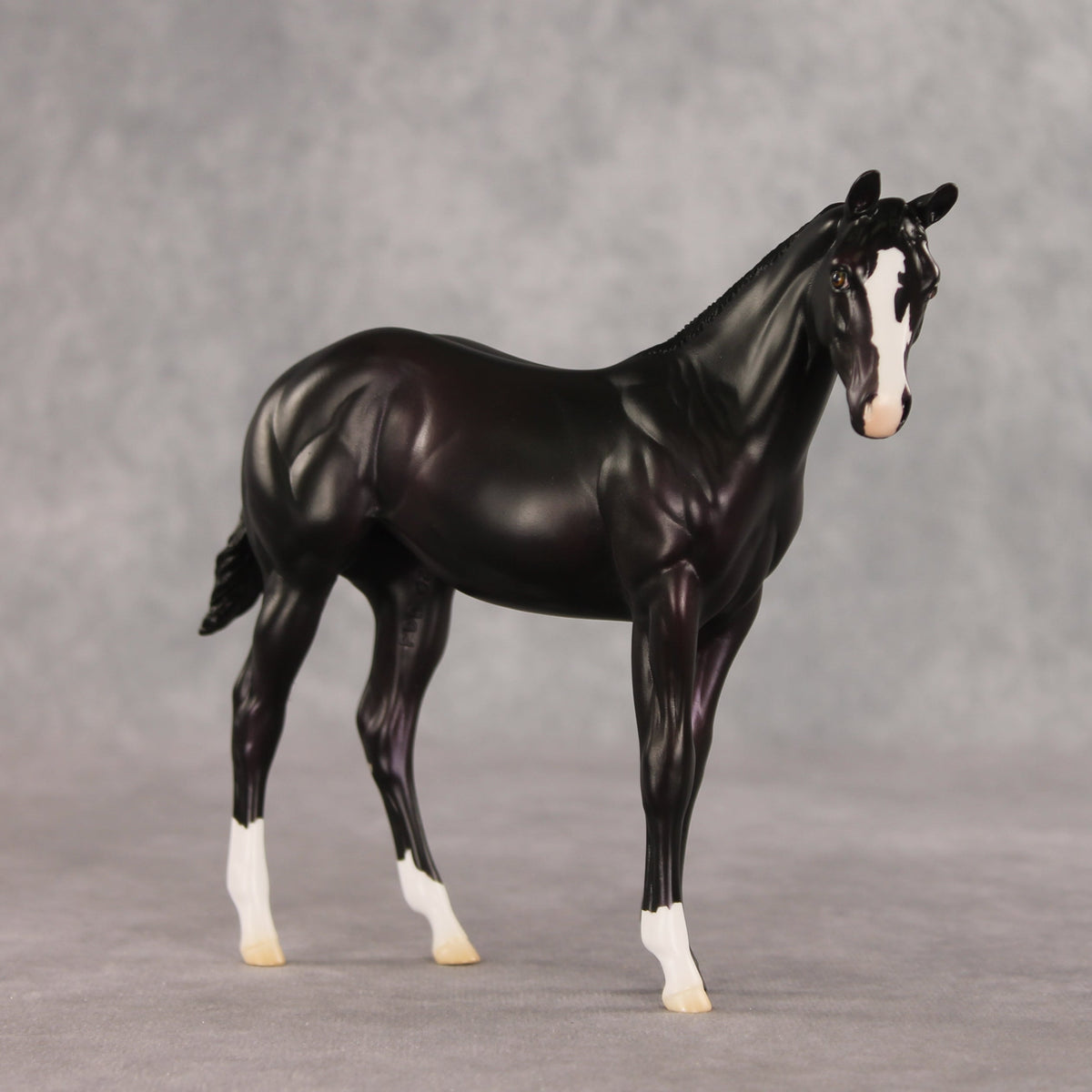 Aubergine OOAK Stock Horse Weanling by Jess Hamill VV26