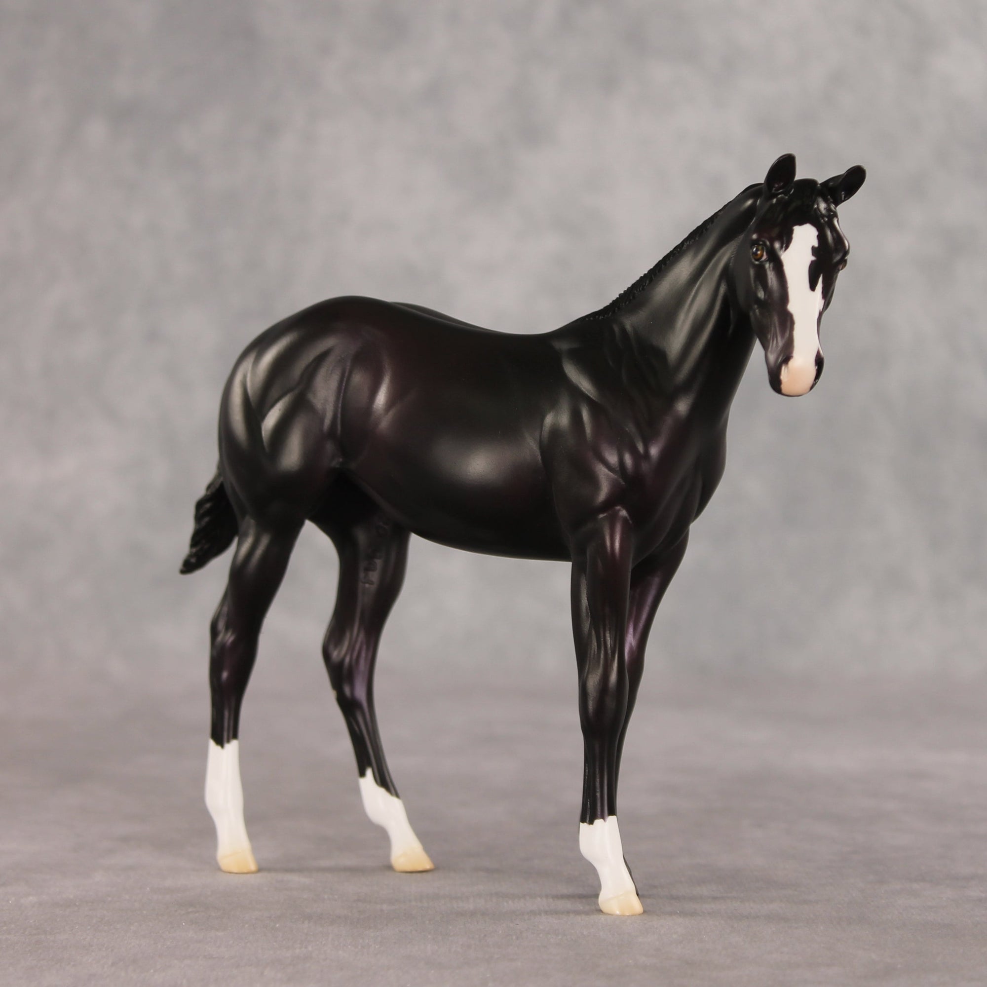 Aubergine OOAK Stock Horse Weanling by Jess Hamill VV26