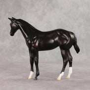 Aubergine OOAK Stock Horse Weanling by Jess Hamill VV26