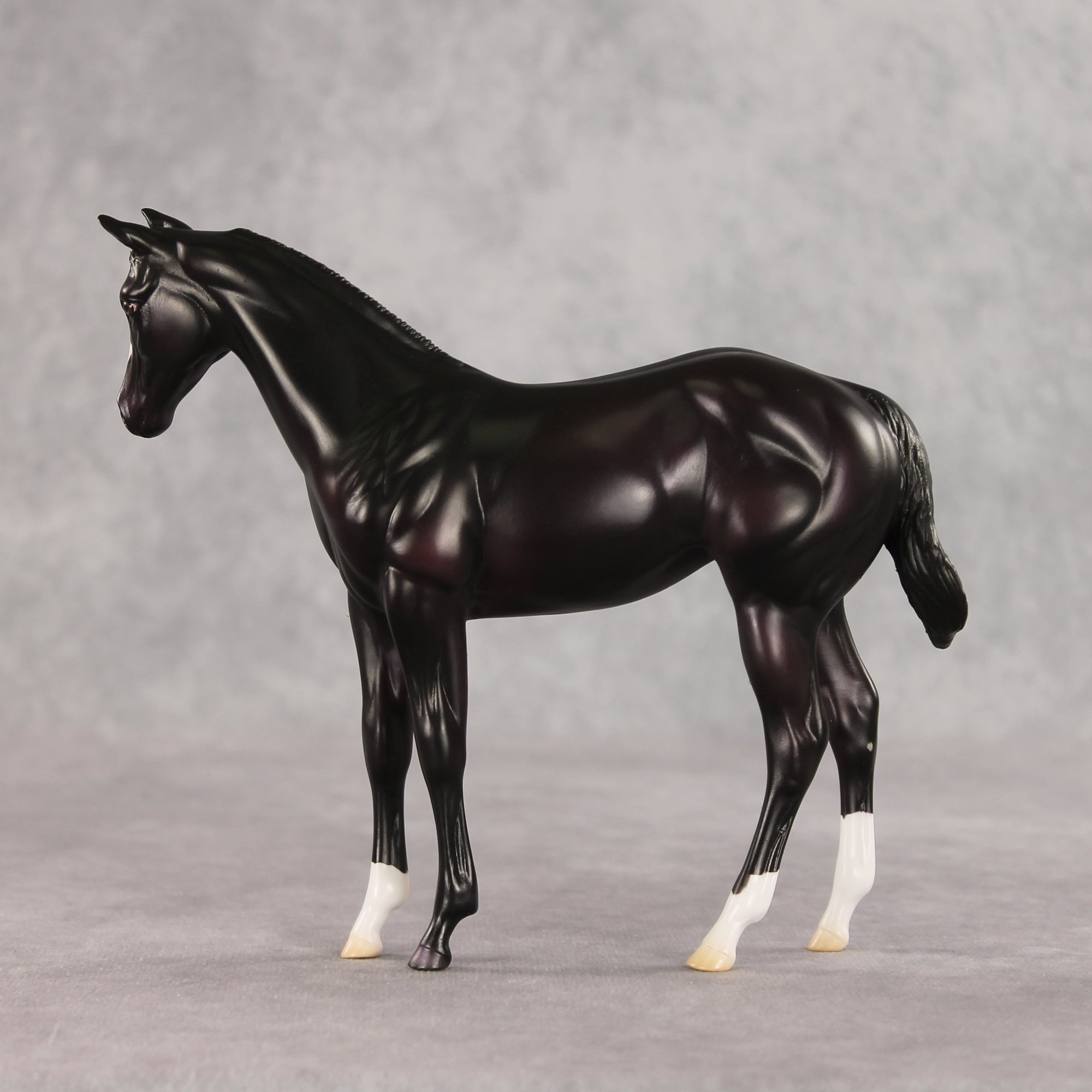 Aubergine OOAK Stock Horse Weanling by Jess Hamill VV26