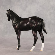Aubergine OOAK Stock Horse Weanling by Jess Hamill VV26