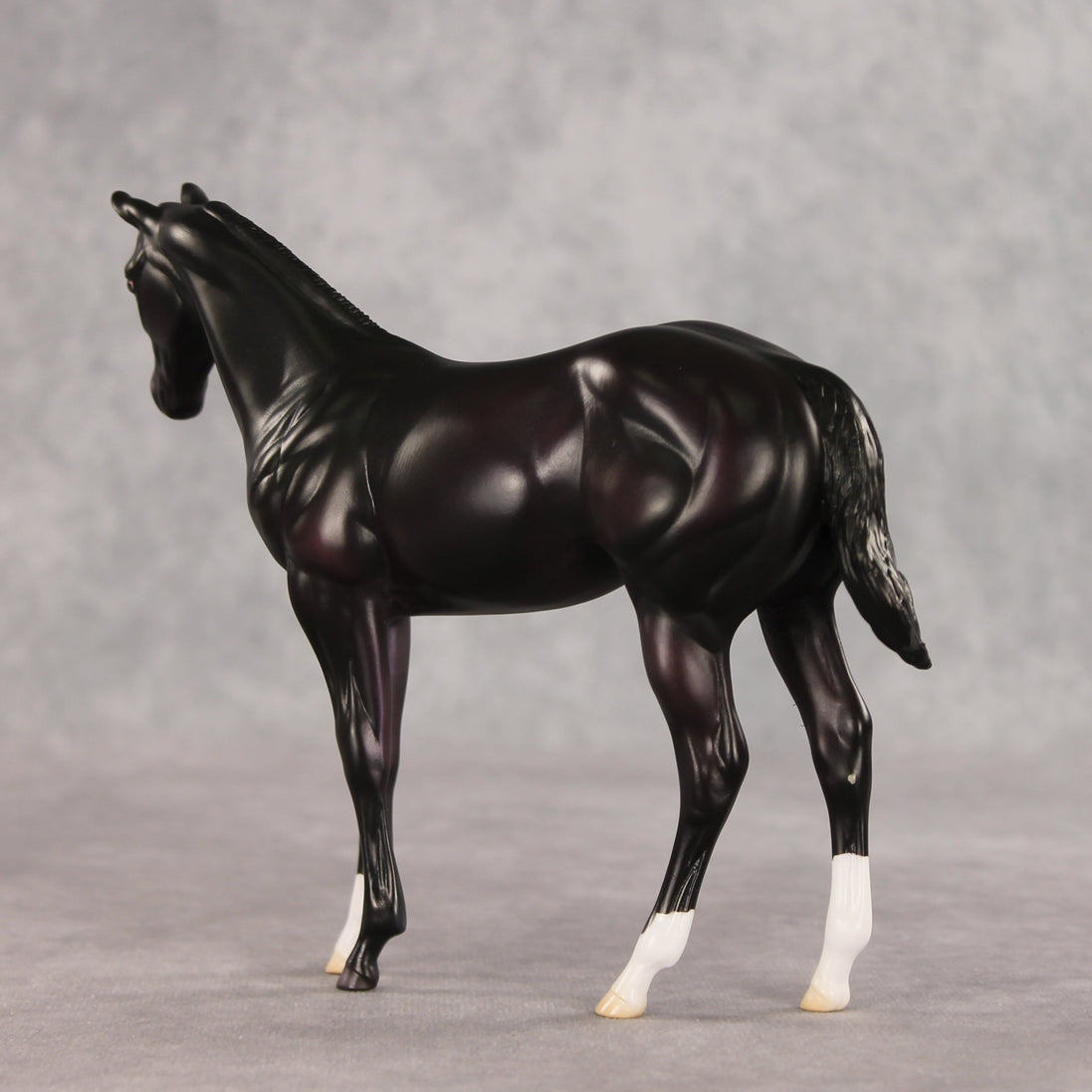 Aubergine OOAK Stock Horse Weanling by Jess Hamill VV26