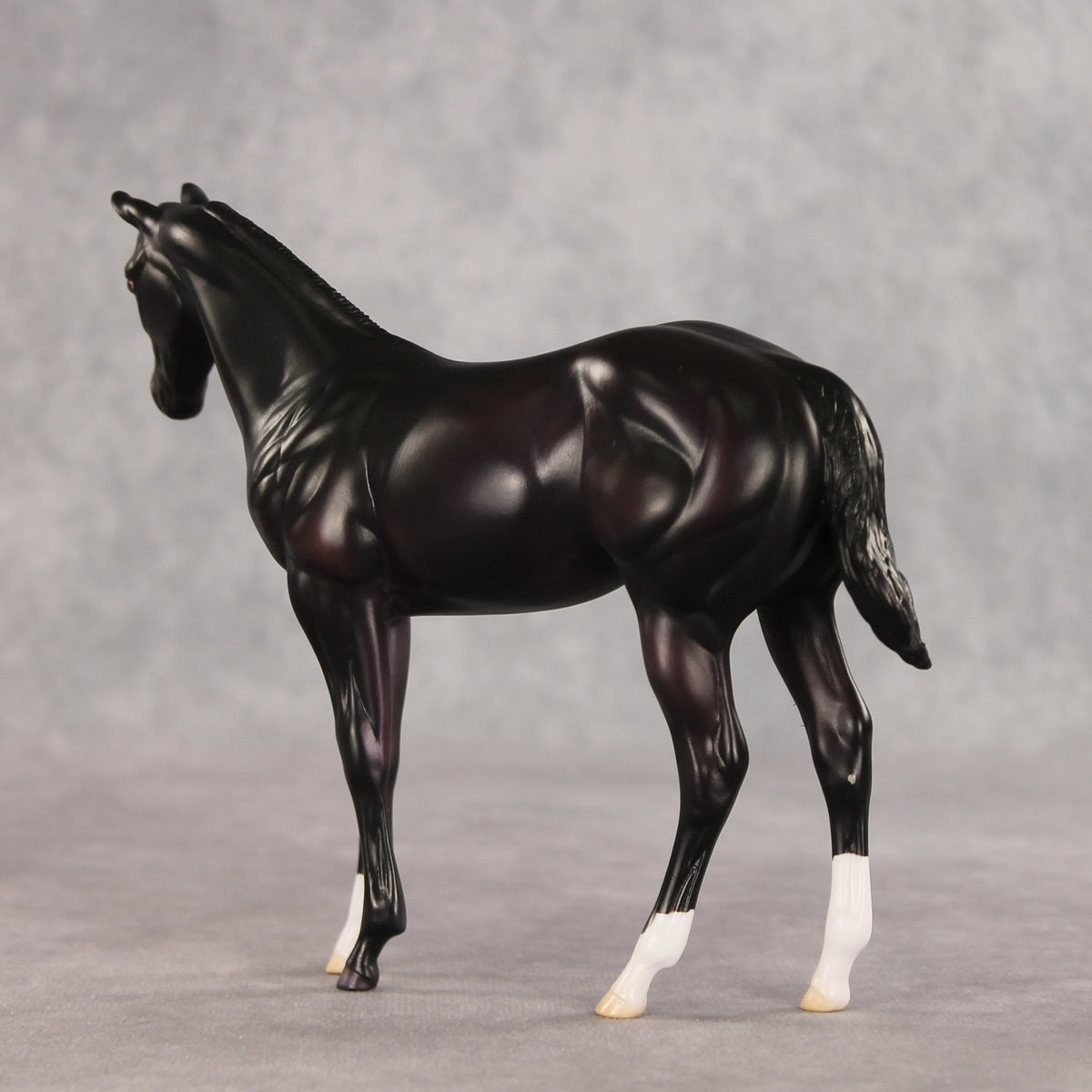 Aubergine OOAK Stock Horse Weanling by Jess Hamill VV26