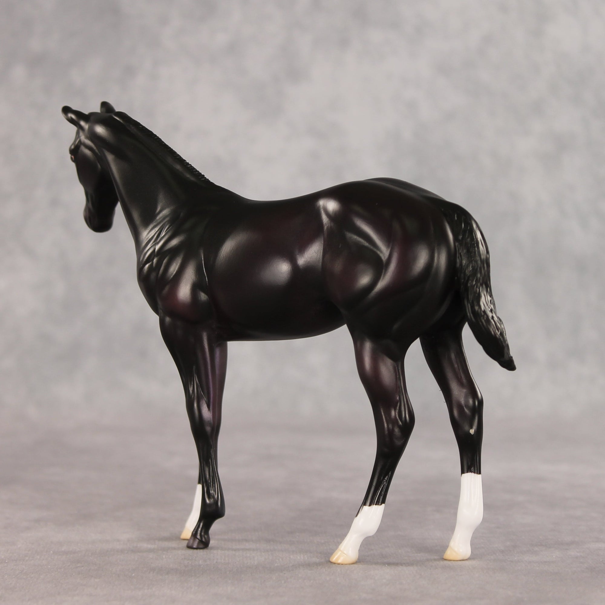 Aubergine OOAK Stock Horse Weanling by Jess Hamill VV26