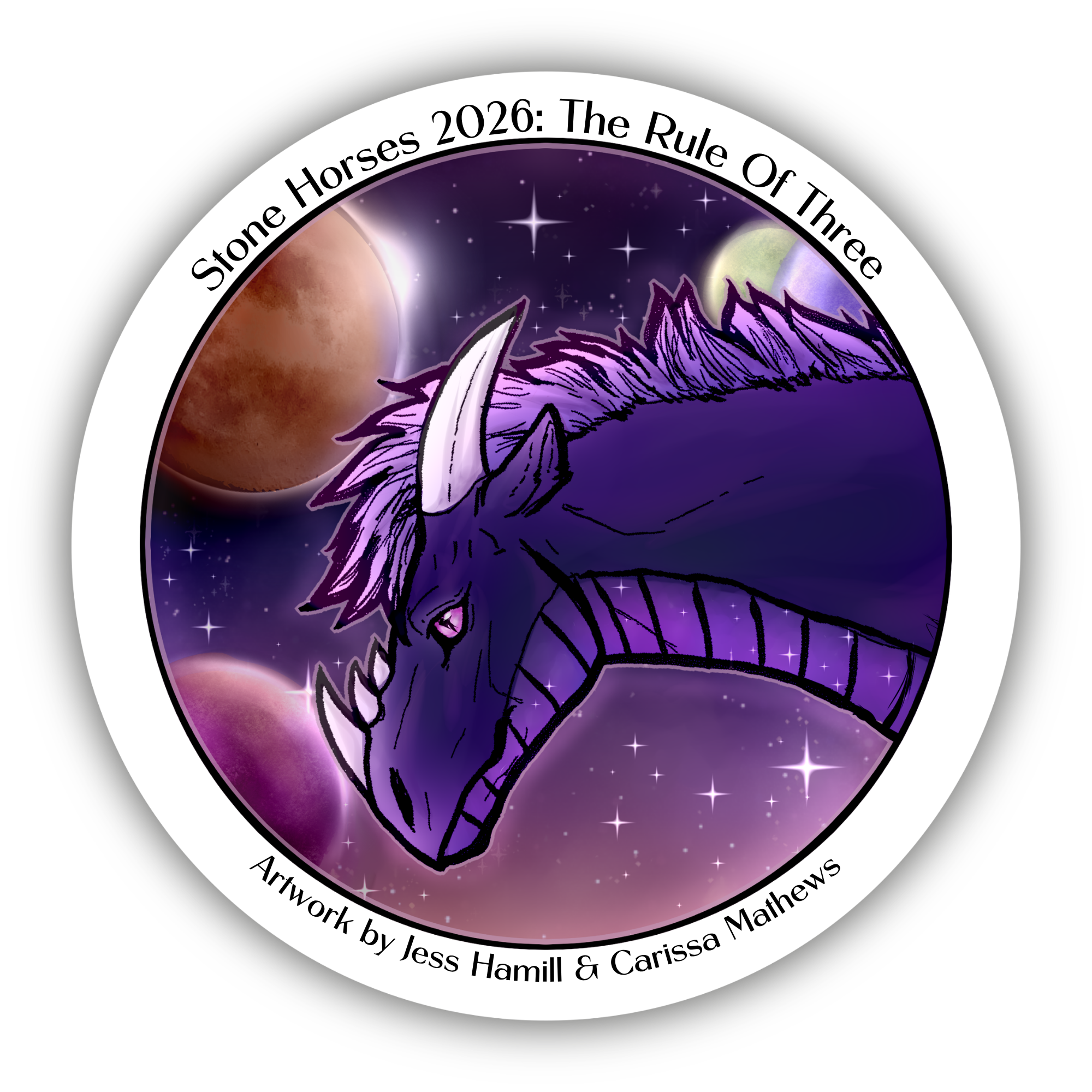 The Rule of Three August Sticker Set 2026 Limited Edition