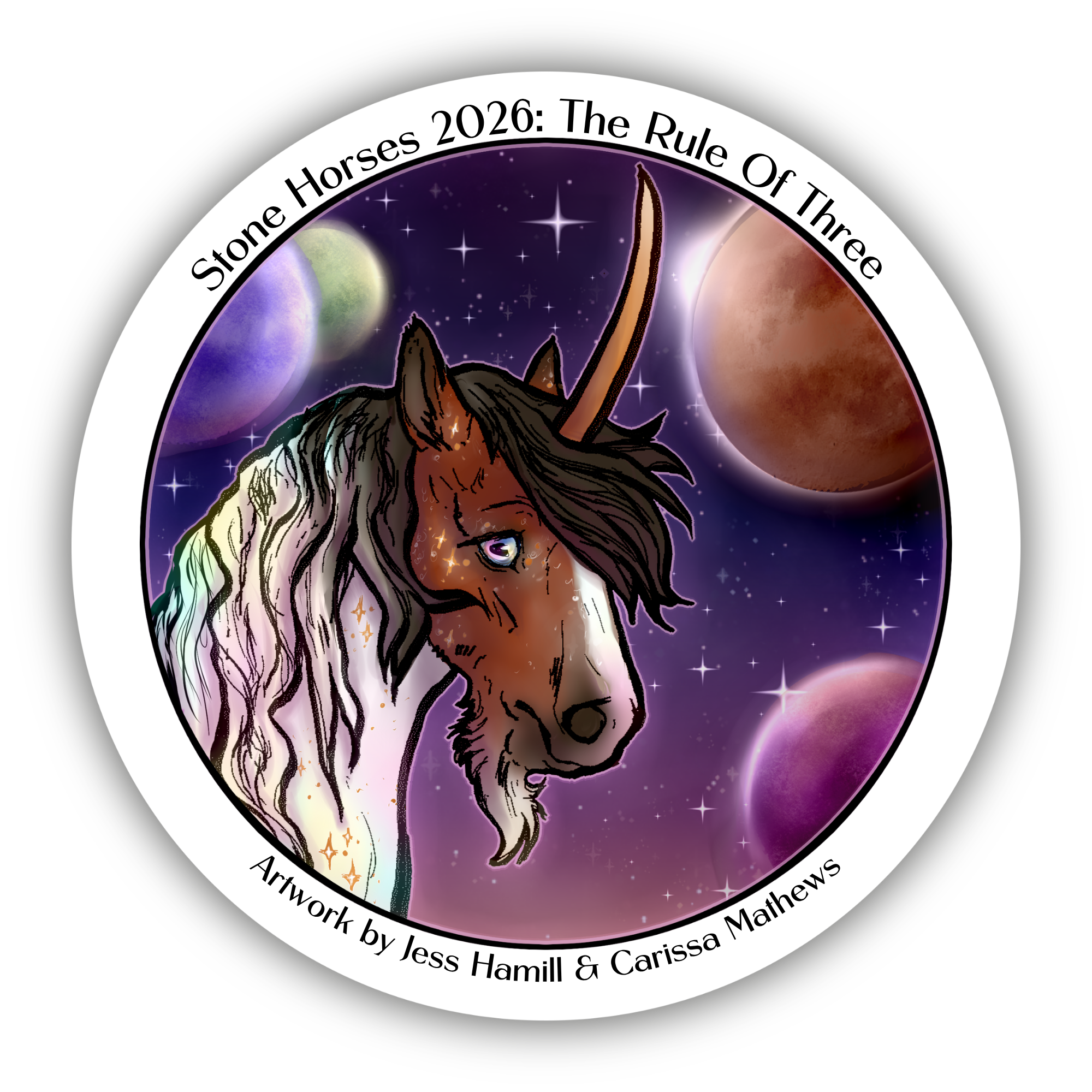 The Rule of Three August Sticker Set 2026 Limited Edition