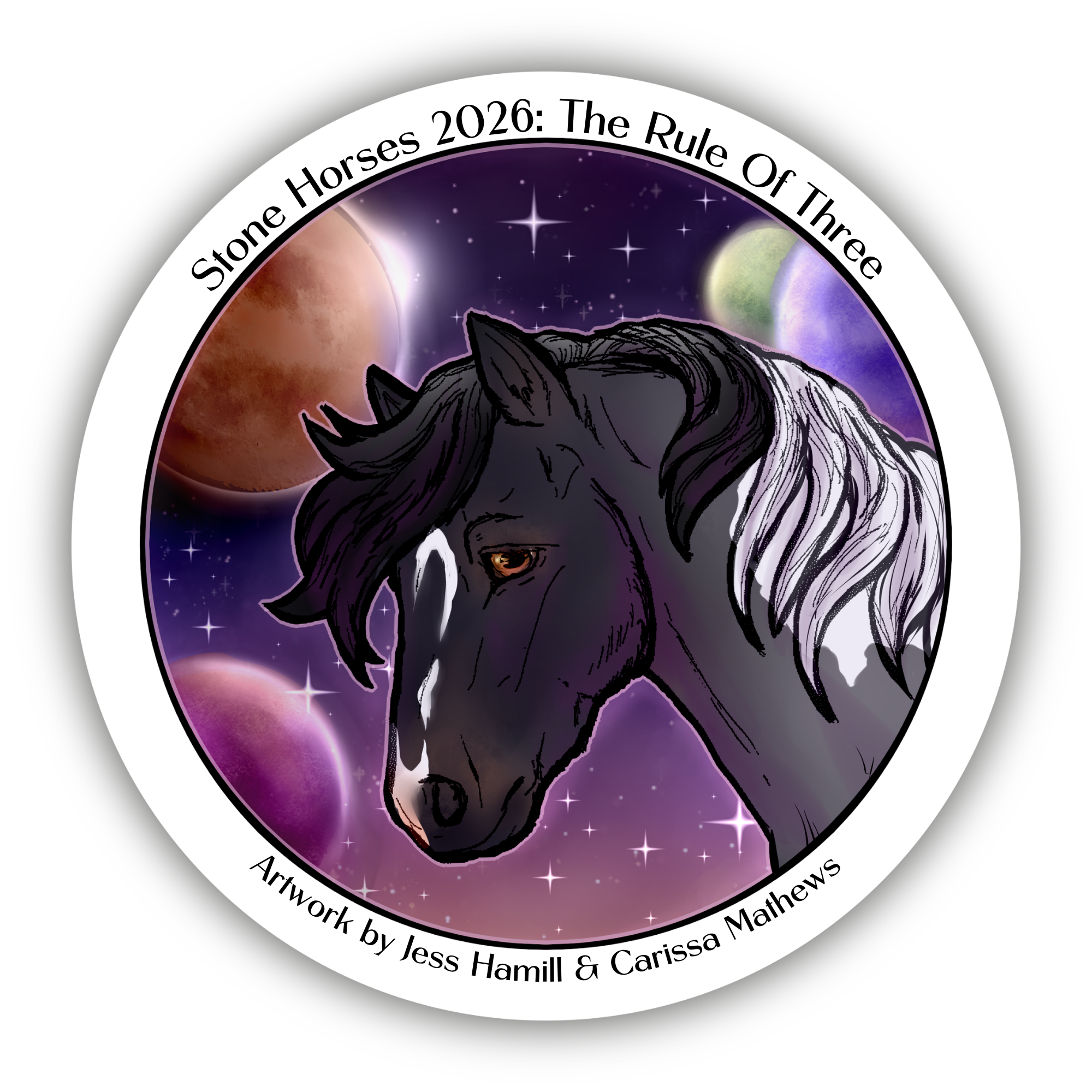 The Rule of Three August Sticker Set 2026 Limited Edition