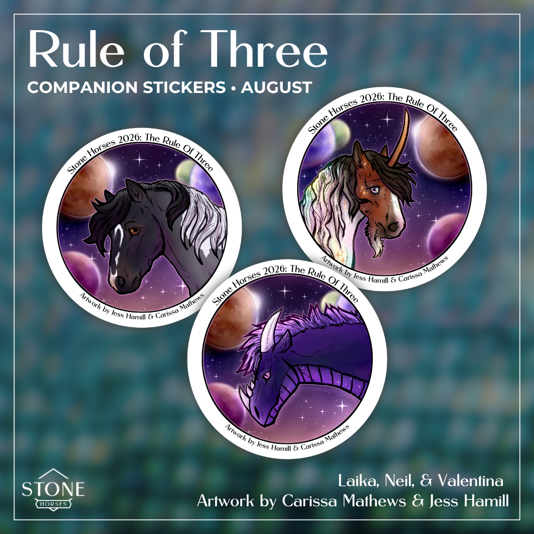 The Rule of Three August Sticker Set 2026 Limited Edition