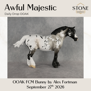Awful Majestic OOAK FCM Bunny by Alex Fortman DDOOAKs26