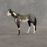 Azul & Cyan OOAK Chip FCM Stock Horse & Chip Foal by Anna Rieck SCD26