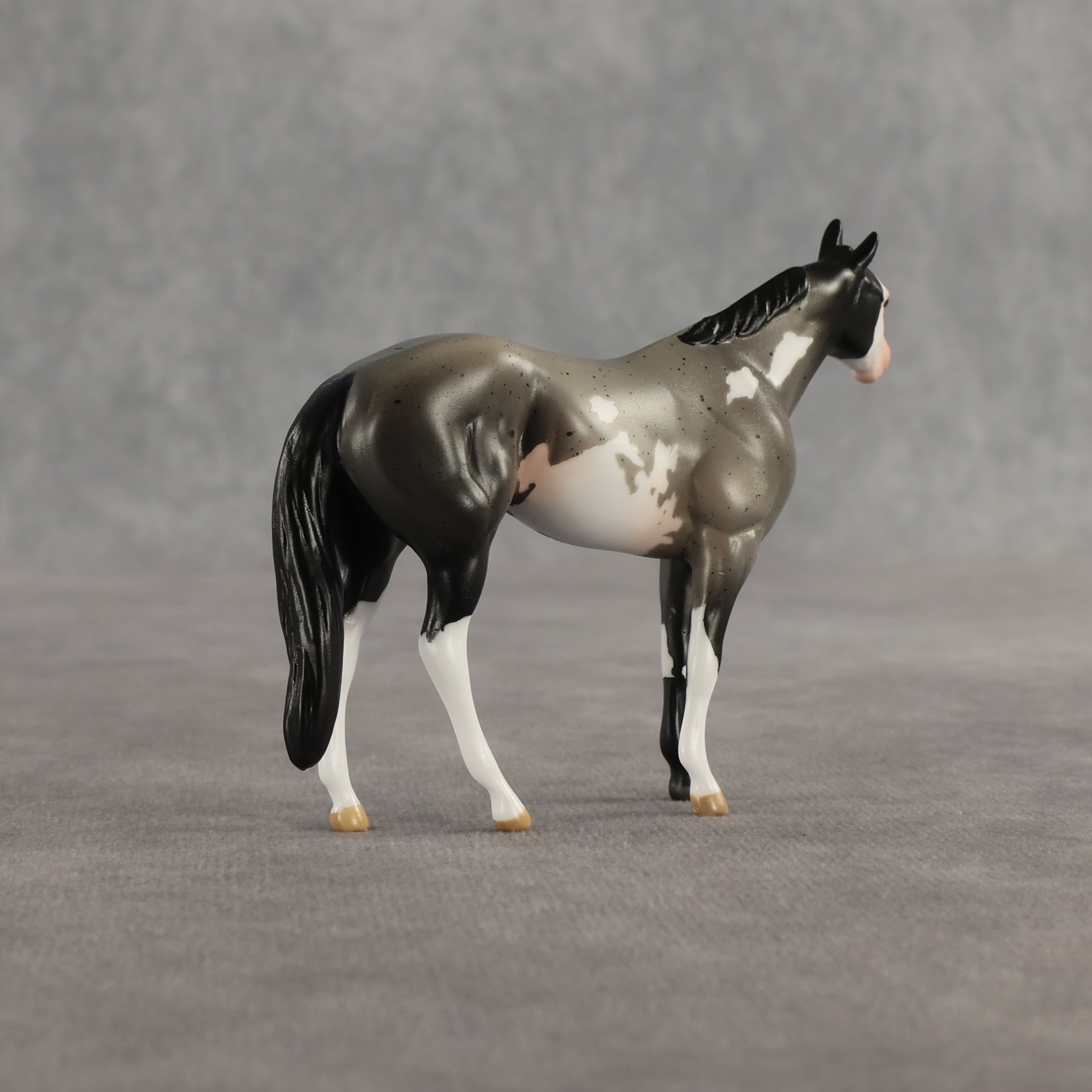 Azul & Cyan OOAK Chip FCM Stock Horse & Chip Foal by Anna Rieck SCD26