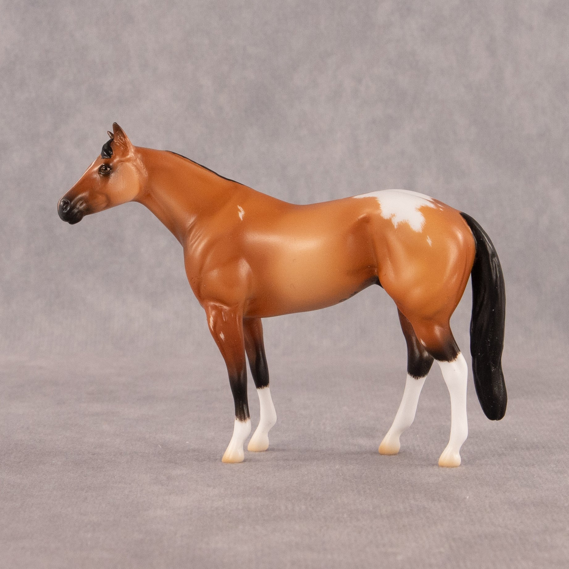 Banana Split OOAK Chip Stock Horse by Madi Wiseman EQ26