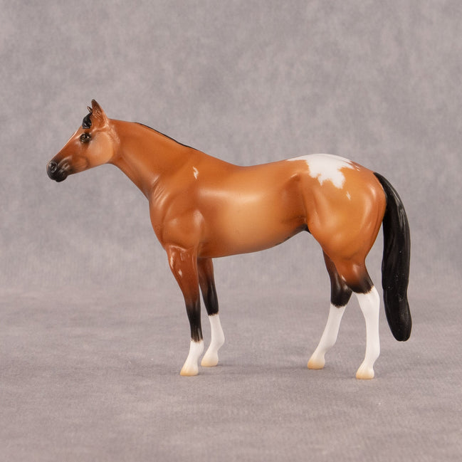 Banana Split OOAK Chip Stock Horse by Madi Wiseman EQ26