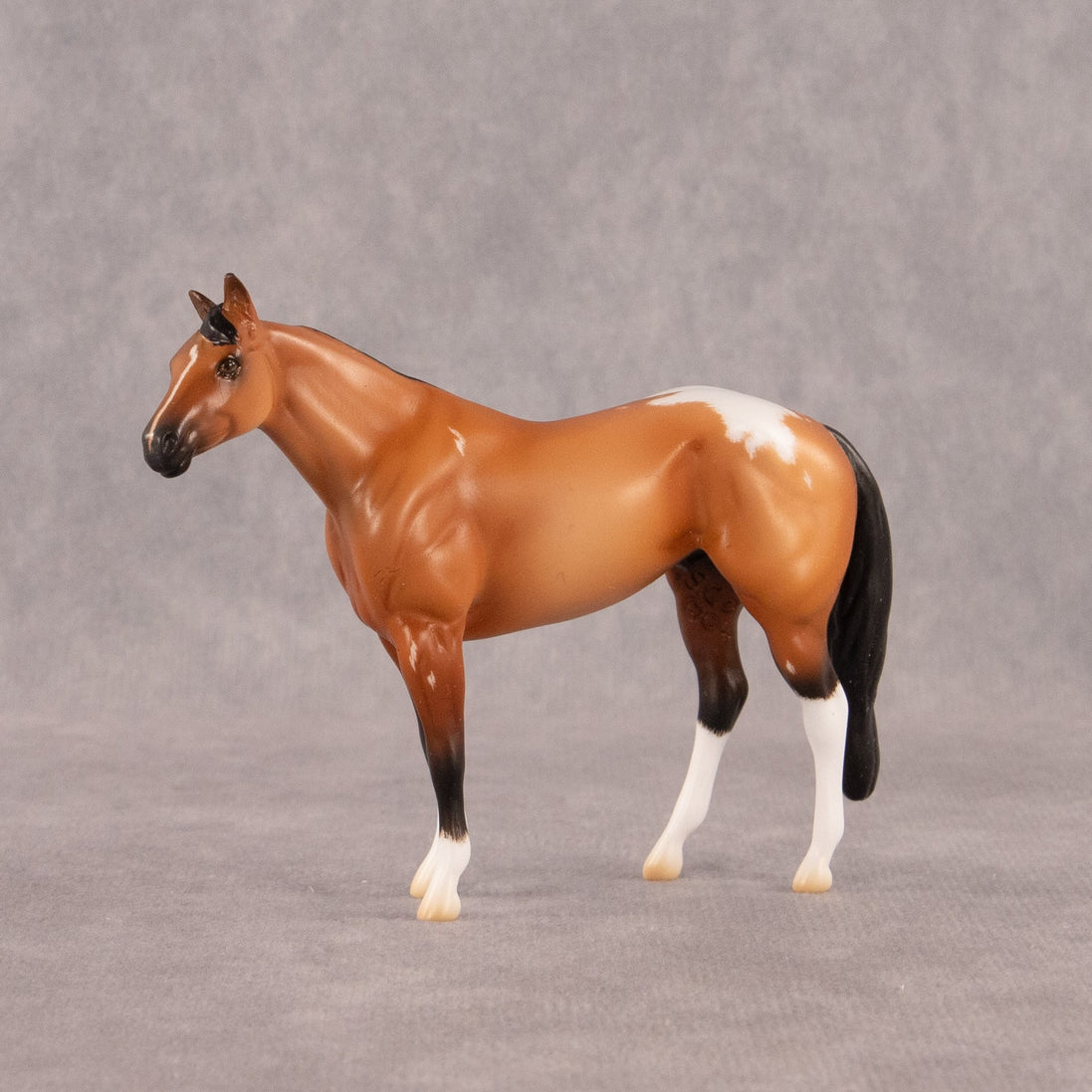 Banana Split OOAK Chip Stock Horse by Madi Wiseman EQ26