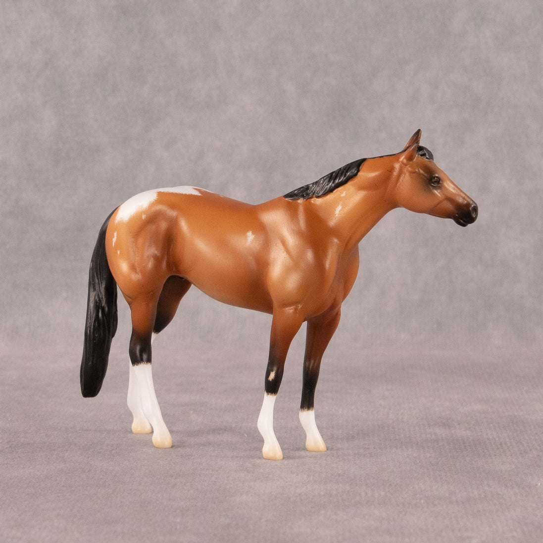 Banana Split OOAK Chip Stock Horse by Madi Wiseman EQ26