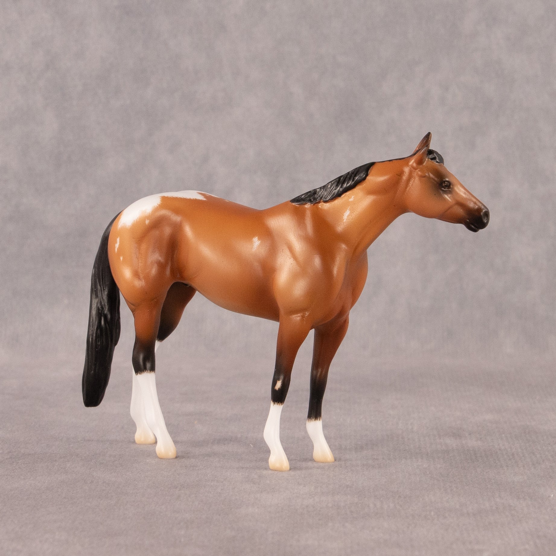 Banana Split OOAK Chip Stock Horse by Madi Wiseman EQ26