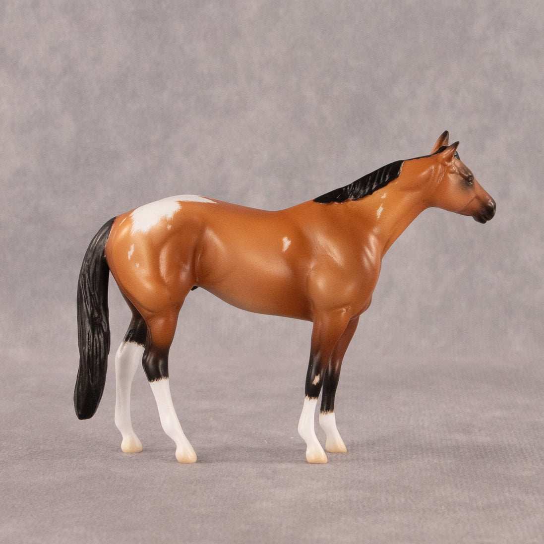 Banana Split OOAK Chip Stock Horse by Madi Wiseman EQ26
