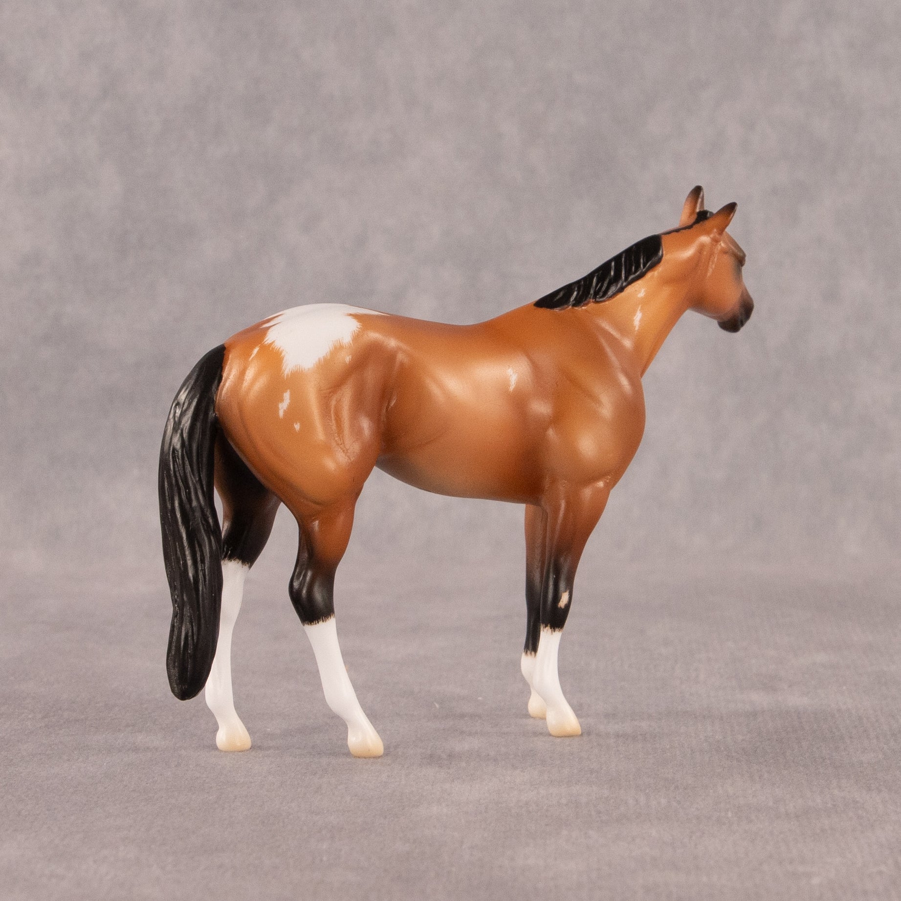 Banana Split OOAK Chip Stock Horse by Madi Wiseman EQ26