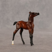 Cowgirl & Bandit OOAK Chip FCM Stock Horse & Chip Foal by Anna Rieck SCD26