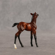 Cowgirl & Bandit OOAK Chip FCM Stock Horse & Chip Foal by Anna Rieck SCD26