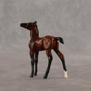 Cowgirl & Bandit OOAK Chip FCM Stock Horse & Chip Foal by Anna Rieck SCD26