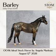 Barley OOAK Ideal Stock Horse by Angela Marleau DDOOAKs26