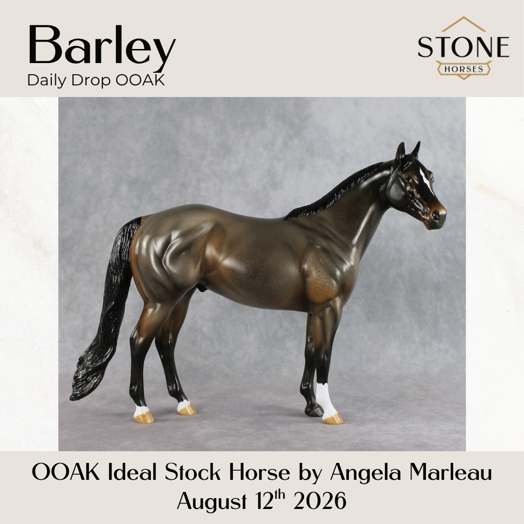 Barley OOAK Ideal Stock Horse by Angela Marleau DDOOAKs26