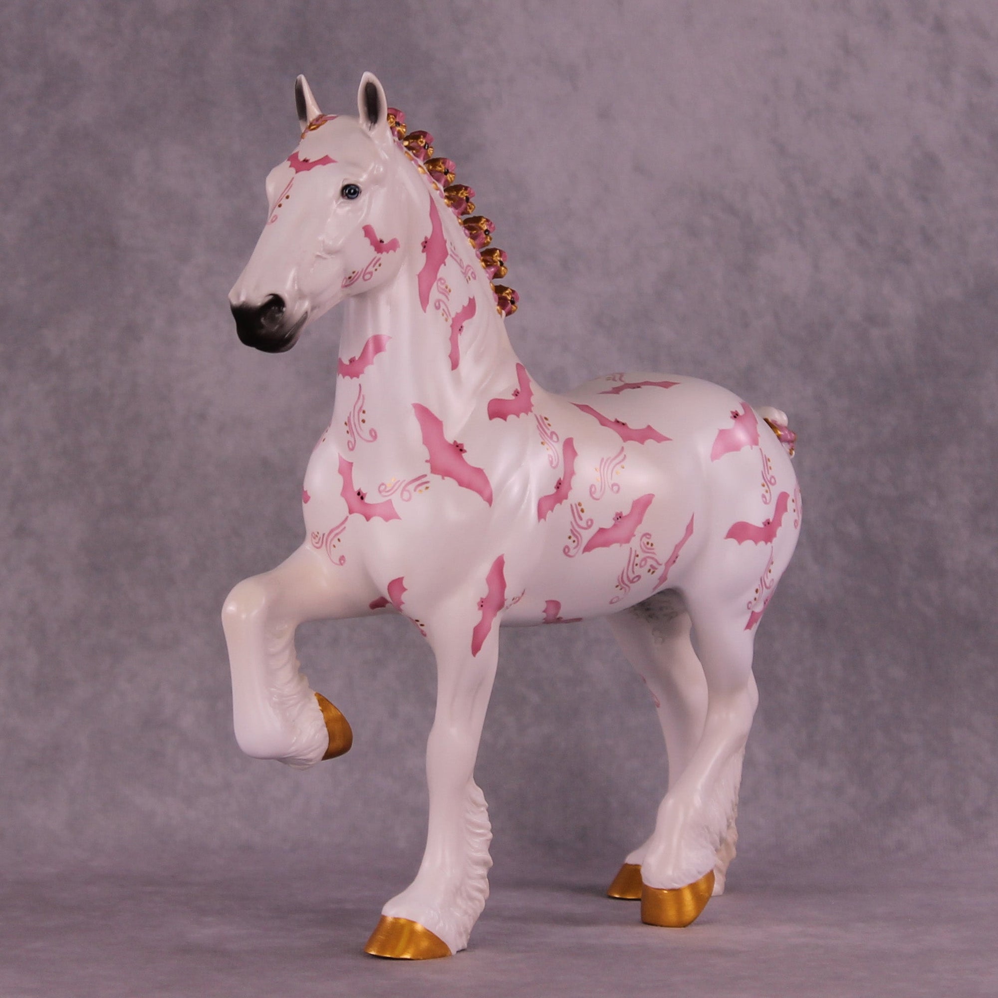 Batz OOAK Trotting Drafter by Dawn Quick MM25 Group B