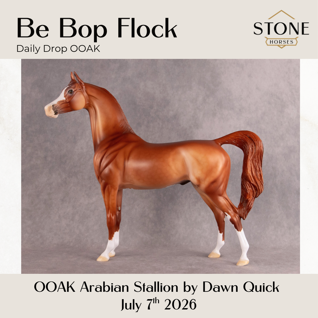 Be Bop Flock OOAK Arabian Stallion by Dawn Quick DDOOAKs26