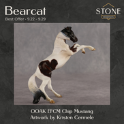 Bearcat OOAK EFCM Chip Mustang by Kristen Cermele Best Offer 9.22.2026