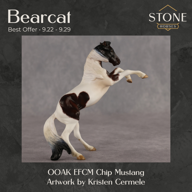 Bearcat OOAK EFCM Chip Mustang by Kristen Cermele Best Offer 9.22.2026