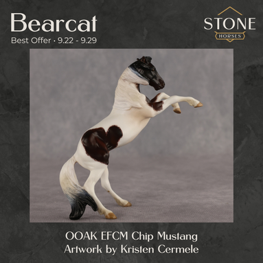 Bearcat OOAK EFCM Chip Mustang by Kristen Cermele Best Offer 9.22.2026