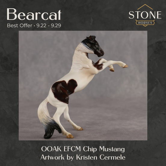 Bearcat OOAK EFCM Chip Mustang by Kristen Cermele Best Offer 9.22.2026