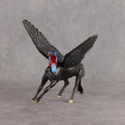 Beetle OOAK FCM Chip Cutting Horse by Angela Marleau FTF26