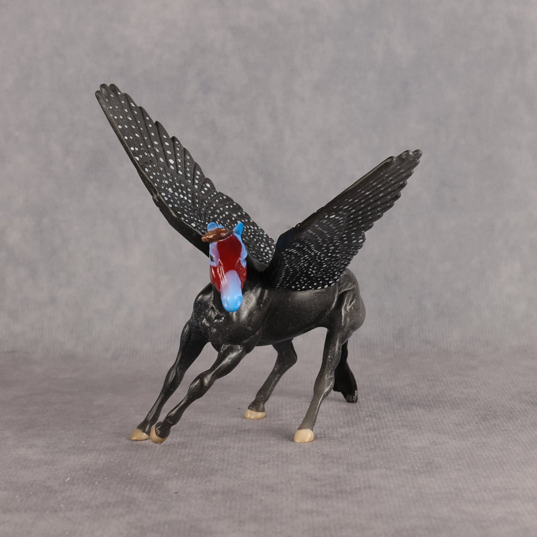 Beetle OOAK FCM Chip Cutting Horse by Angela Marleau FTF26