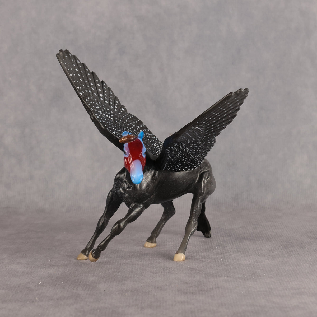 Beetle OOAK FCM Chip Cutting Horse by Angela Marleau FTF26