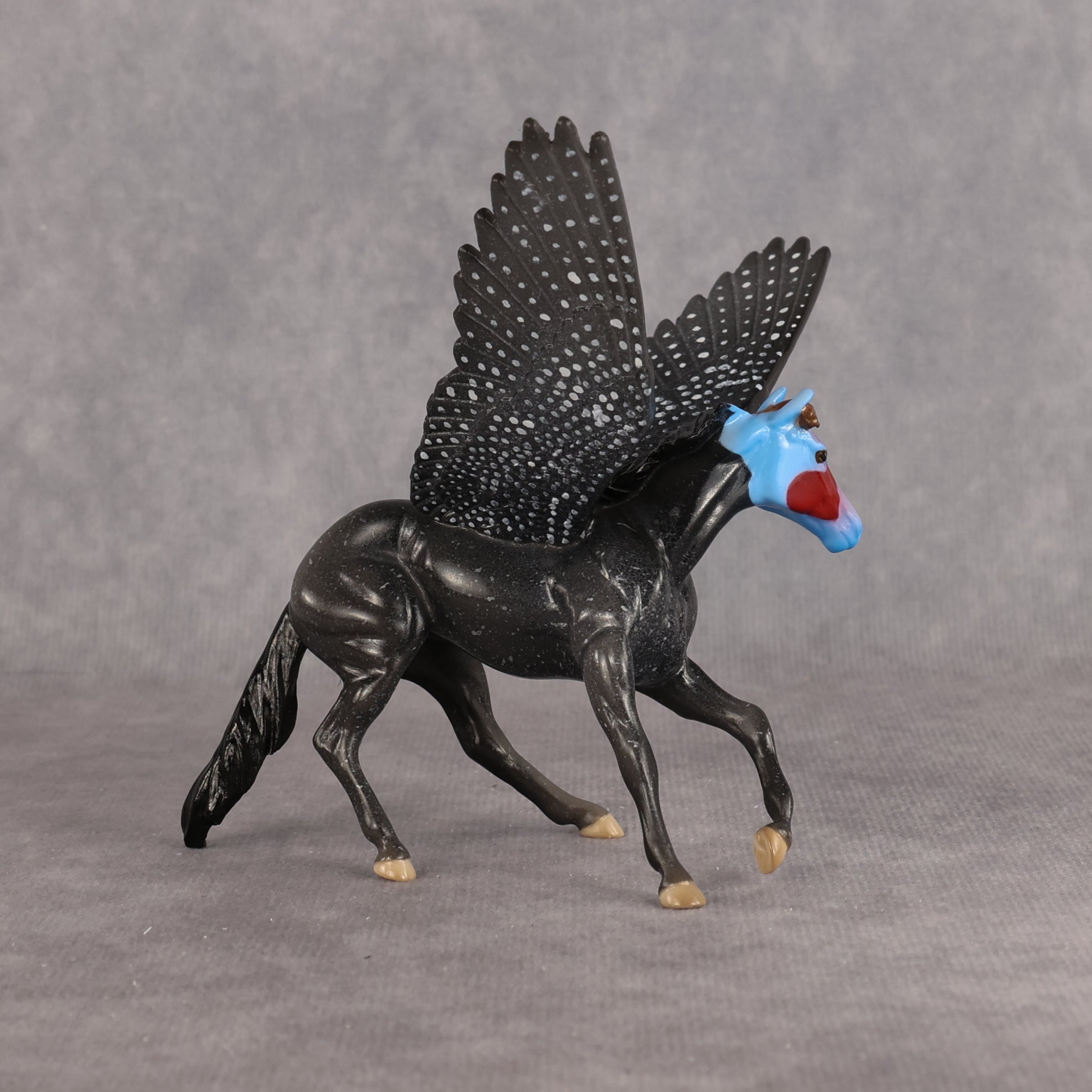 Beetle OOAK FCM Chip Cutting Horse by Angela Marleau FTF26