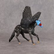 Beetle OOAK FCM Chip Cutting Horse by Angela Marleau FTF26