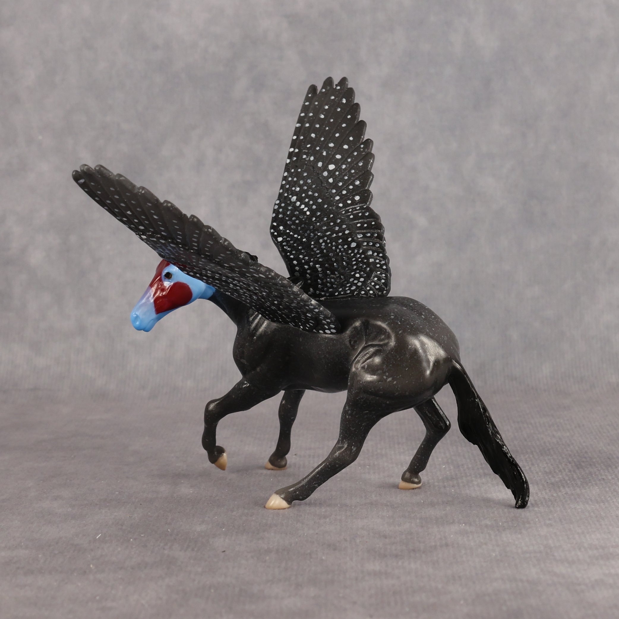 Beetle OOAK FCM Chip Cutting Horse by Angela Marleau FTF26