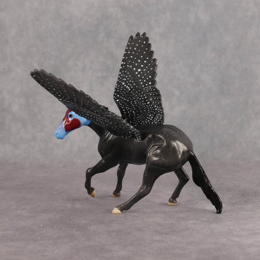 Beetle OOAK FCM Chip Cutting Horse by Angela Marleau FTF26