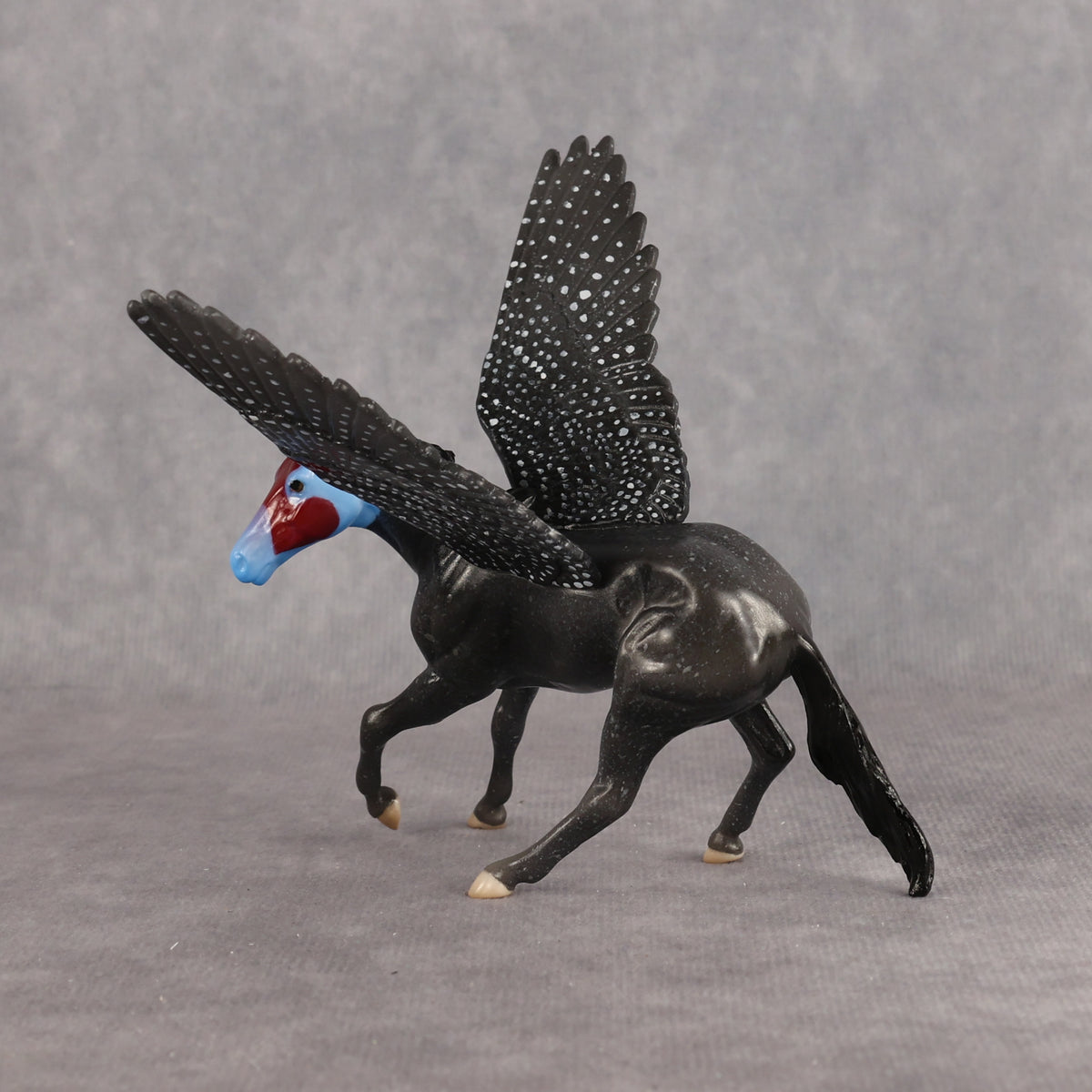 Beetle OOAK FCM Chip Cutting Horse by Angela Marleau FTF26