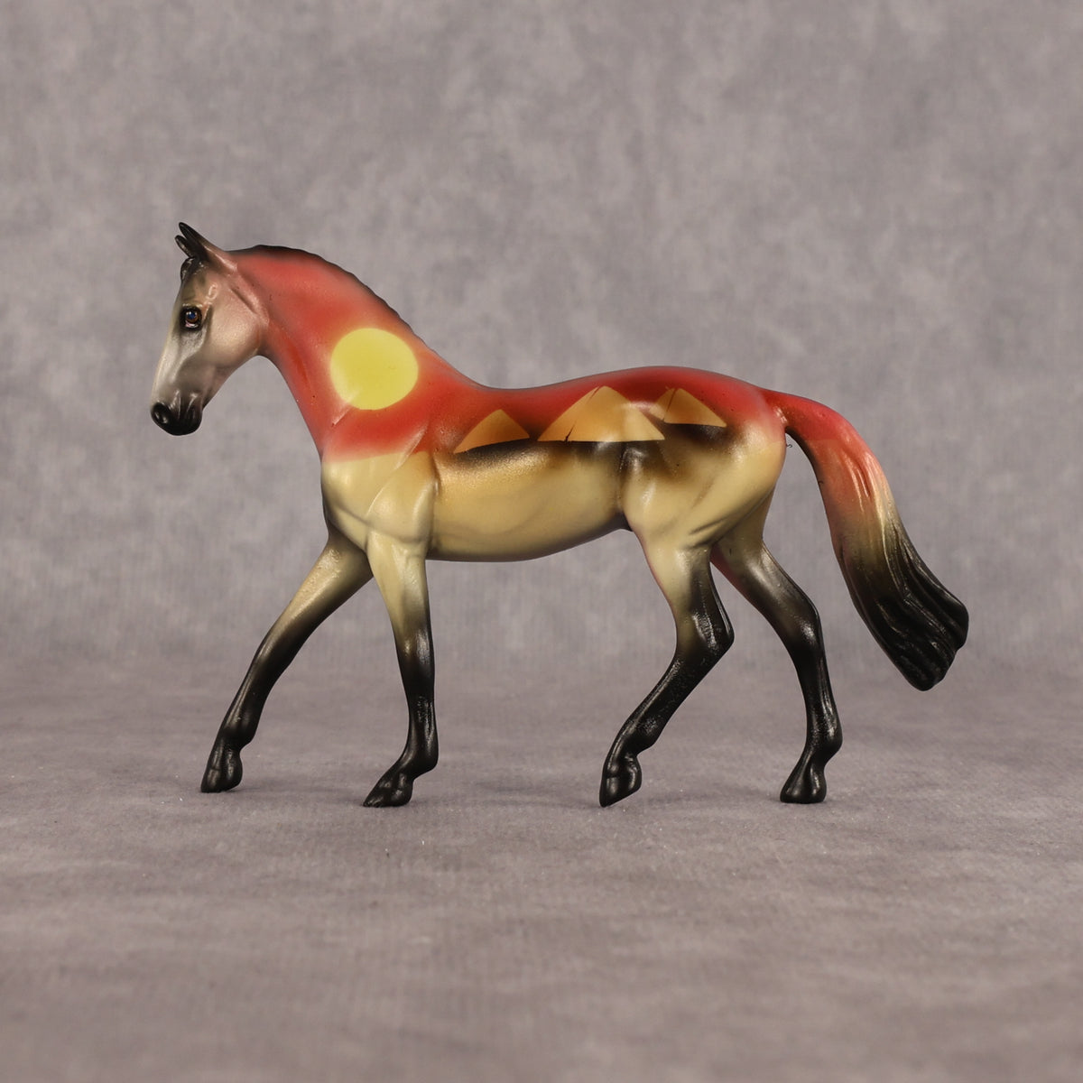 Bent Pyramid OOAK Chip Warmblood by Enrique Duarte WC26