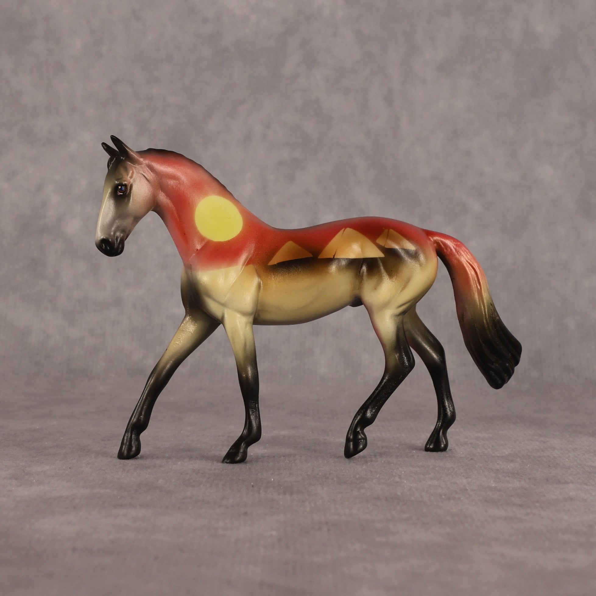 Bent Pyramid OOAK Chip Warmblood by Enrique Duarte WC26