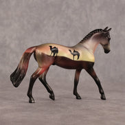 Bent Pyramid OOAK Chip Warmblood by Enrique Duarte WC26