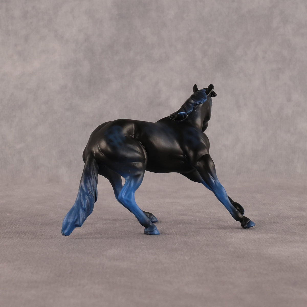 Bet Me Blue OOAK Chip Cutting Horse by Anna Rieck LHS26