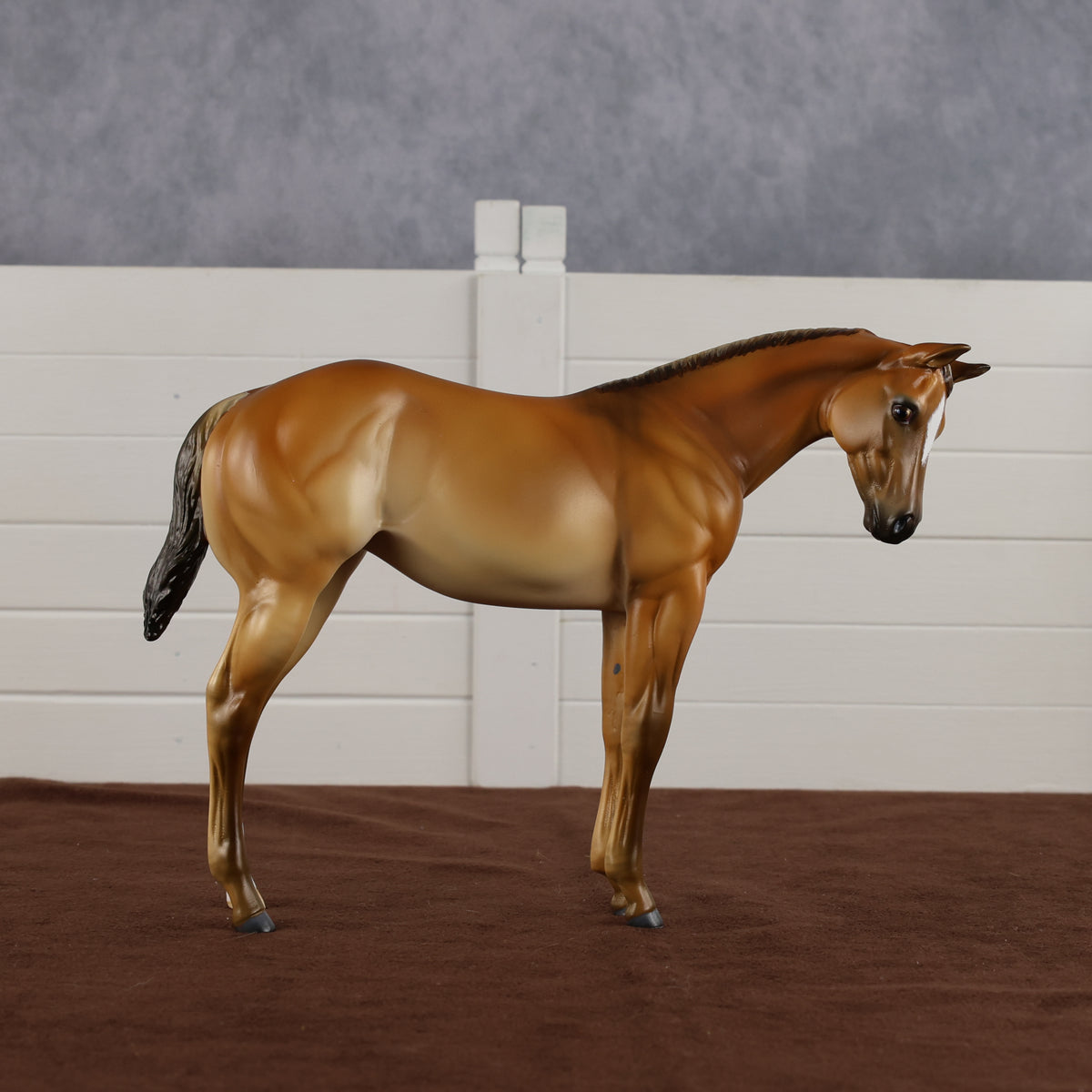 Beverly Peaches OOAK EFCM Stock Horse Weanling by Tiffany Purdy GS26