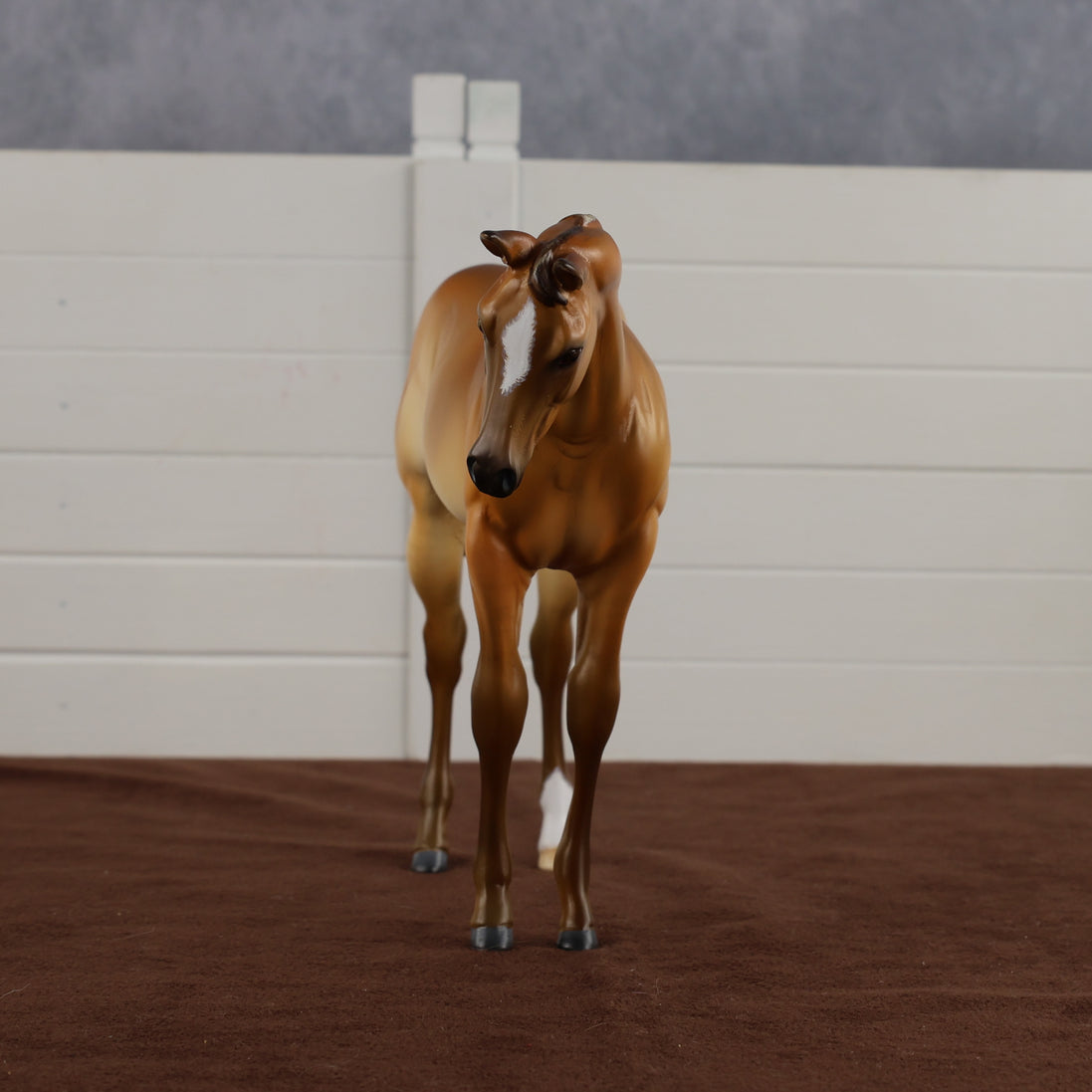 Beverly Peaches OOAK EFCM Stock Horse Weanling by Tiffany Purdy GS26